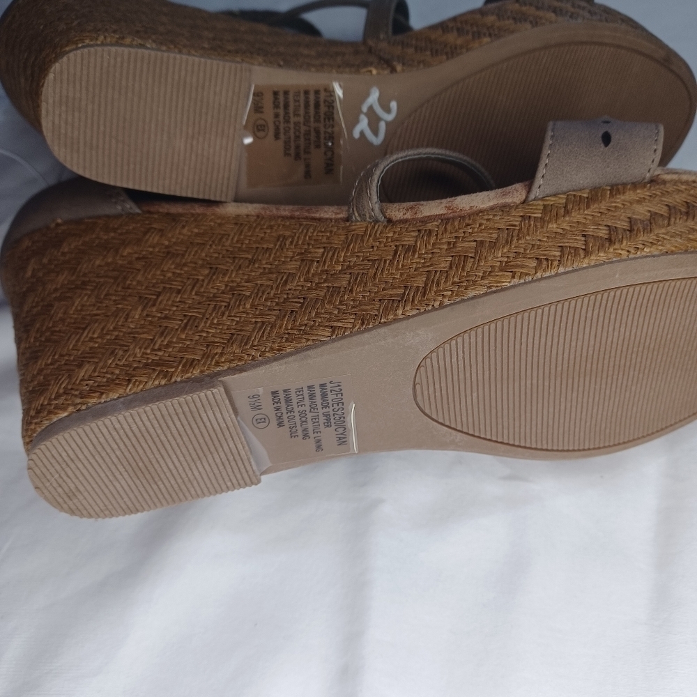 Jellypop Elegant Brown Strappy Boho Cottagecore Summer Sandals - Picture 13 of 14